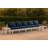 Kylis 120'' Wide Aluminum Patio Sofa with Cushions-61209879-61209880
