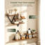 ‎Engineered Wood, Metal Floating Shelf