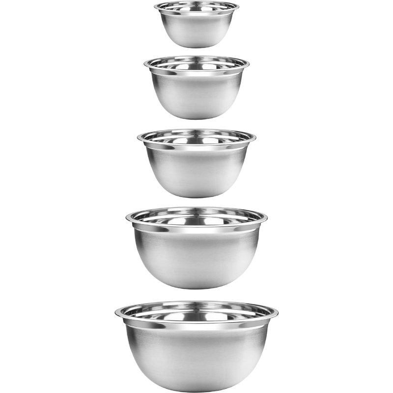 Ensemble de bols à mélanger en acier inoxydable YBM Home