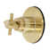 Kingston Brass Concord Single-Handle Wall Mount Six-Way Diverter Valve with Trim Kit