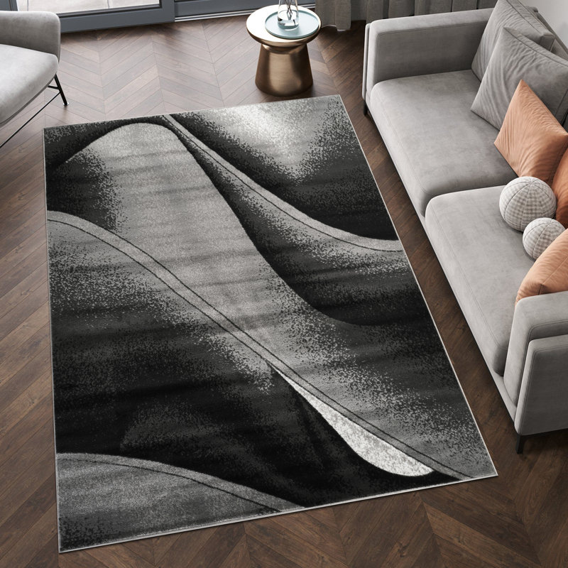 Alleyton Abstract Area Rug, Rectangle 80 x 150cm