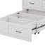 Grand lit escamotable avec station de charge et grand tiroir de rangement-355966716