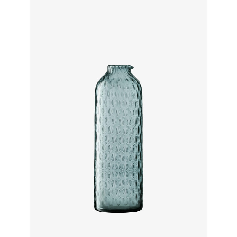Dapple 34oz. Glass Carafe, Water Blue