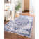 Matsumura Oriental Gray/Blue Area Rug
