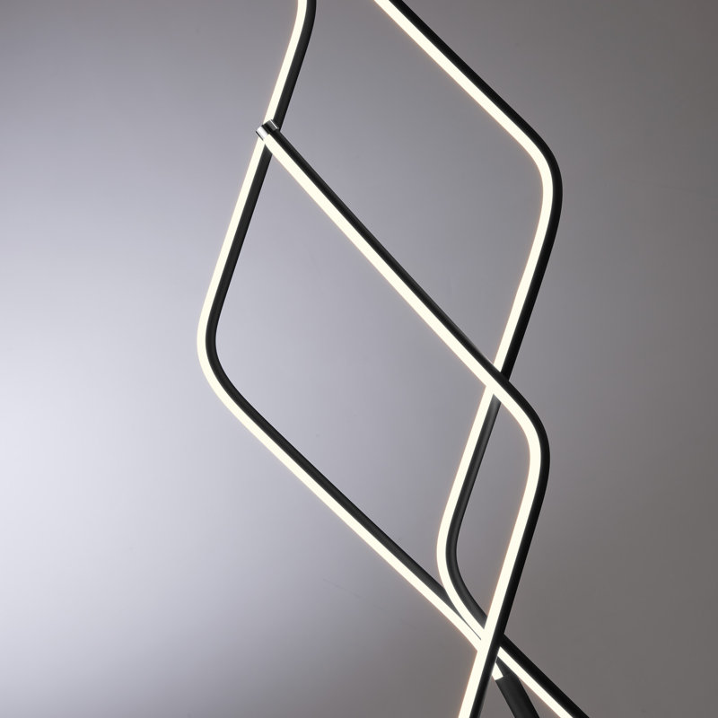 Camariyah 68.5'' LED Traditional Floor Lamp, Black