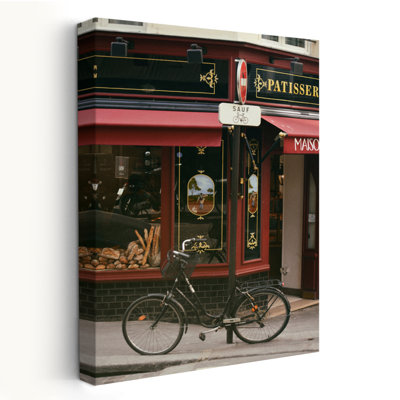 Baguettes et vélo - Photographie de paysages Cuisine Boulangeries Bicyclettes Art