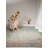Hand Knotted Loom Wool Eco-Friendly Area Rugs  - Rectangle Shape, Green Beige Color, Oriental Design, High Pile Thick Handmade Anti Skid Area Rugs for Living Room, Bed Room-1139219618