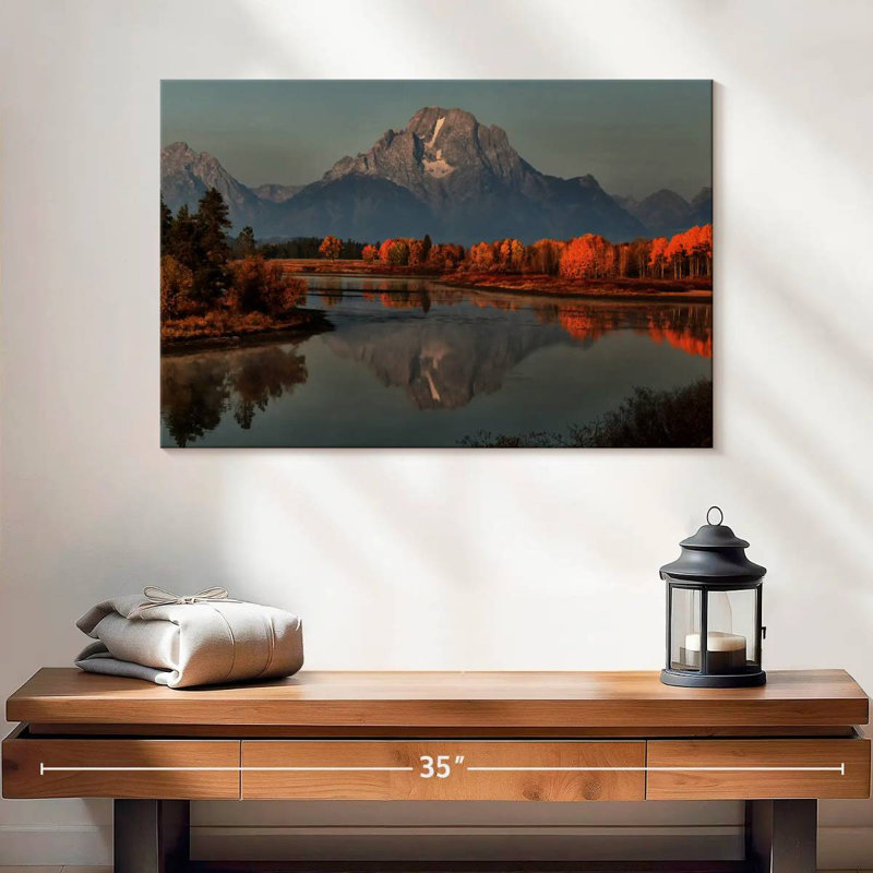Alvord Grand Teton Sunset Kissed Autumn, H 16 po x l 24 po