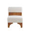 Méridienne Modern Boucle avec structure en bois massif et dossier roulé, revêtement doux et durable Boucle