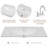 Lakeithia 36'' Single Bathroom Vanity with Ceramic Top