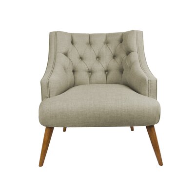 Mcwilliams 28.74"" W Tufted Polyester Armchair -  East Urban Home, 3B32DE51002D4E3FA1FFBDE5EAC69BA0