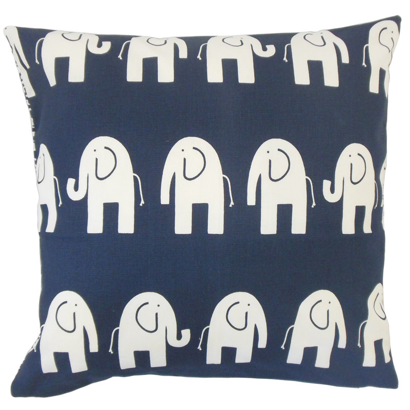 Feather Reversible Throw Pillow