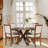Caie Dining Chair with Solid Wood Frame