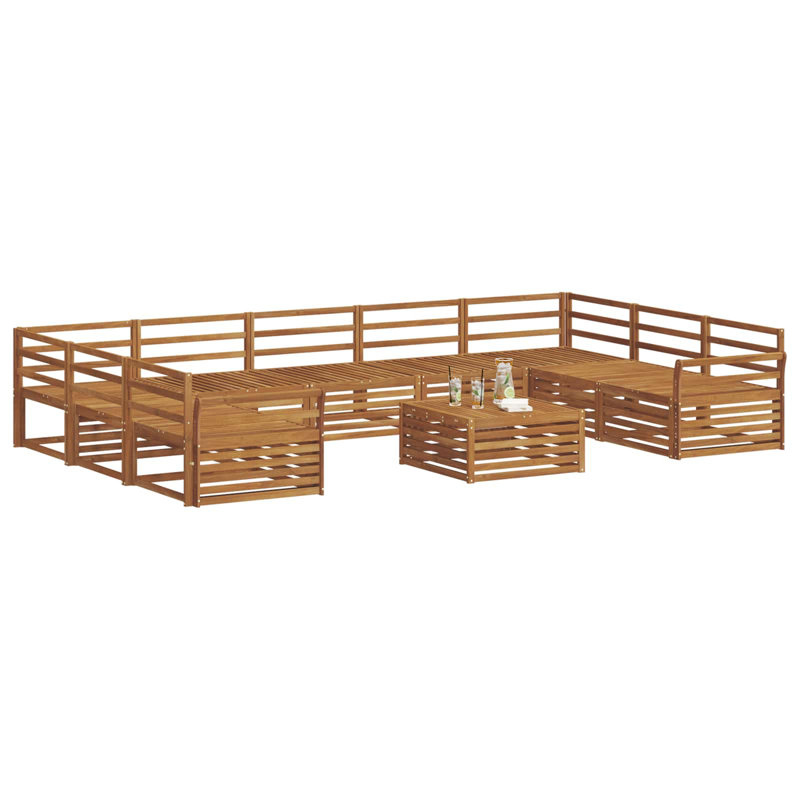 404cm Wide Patio Sectional Set
