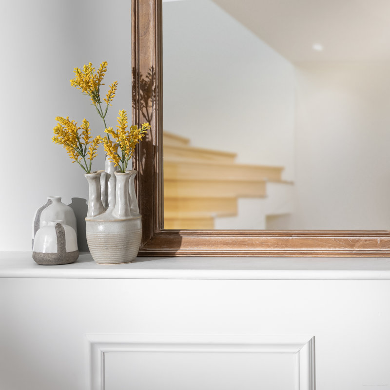 Rectangle Mirror, White Wash