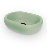 Newterra Handmade Oval Vessel Bathroom Sink