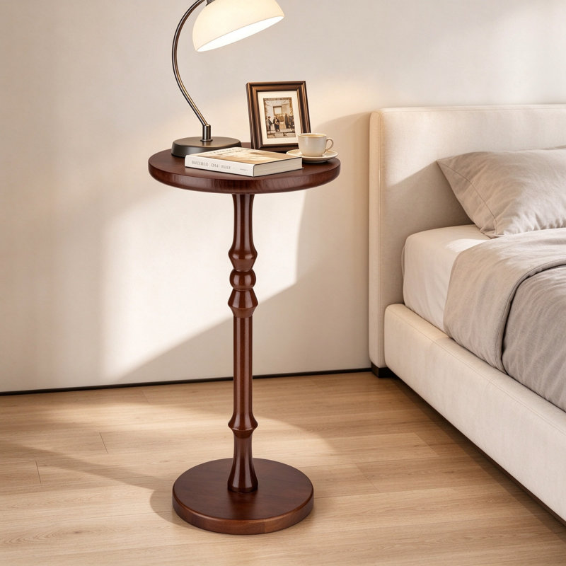 Pedestal Round Side Table