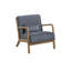 Fauteuil d'appoint gris foncé