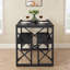 3-Pieces Dining Table Set, Rectangle Dinette With 2 Benches, Metal Frame For Dining Room, Living Room-2032141138