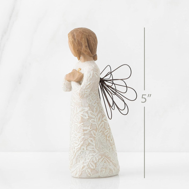 Figurine sculptée en résine peinte à la main