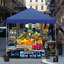 Ahloni 2.4m x 2.4m Metal Party Tent-825123005