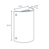Glass Flush Mounted Sconce