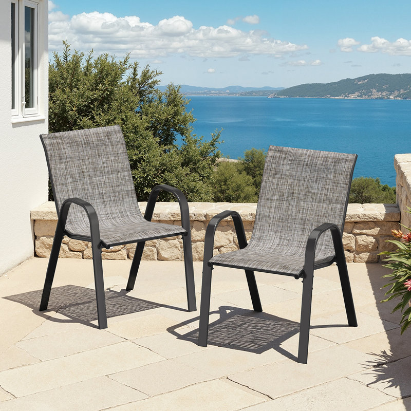 Chaise de patio, Gris