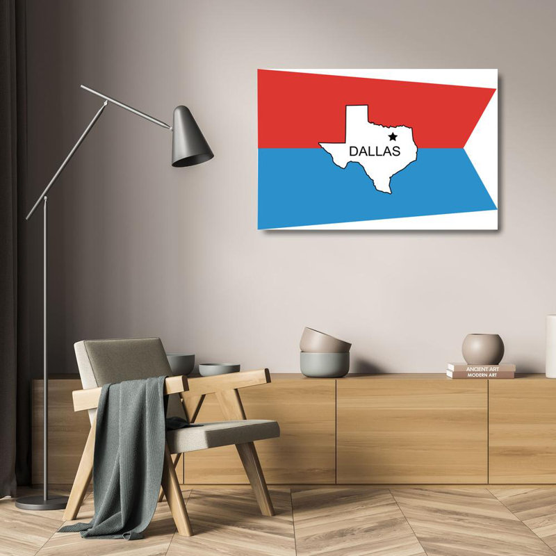 Dallas, Texas, H 16 po x l 24 po