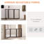 Sven Medium Density Fiberboard (MDF) Free Standing Pet Gate