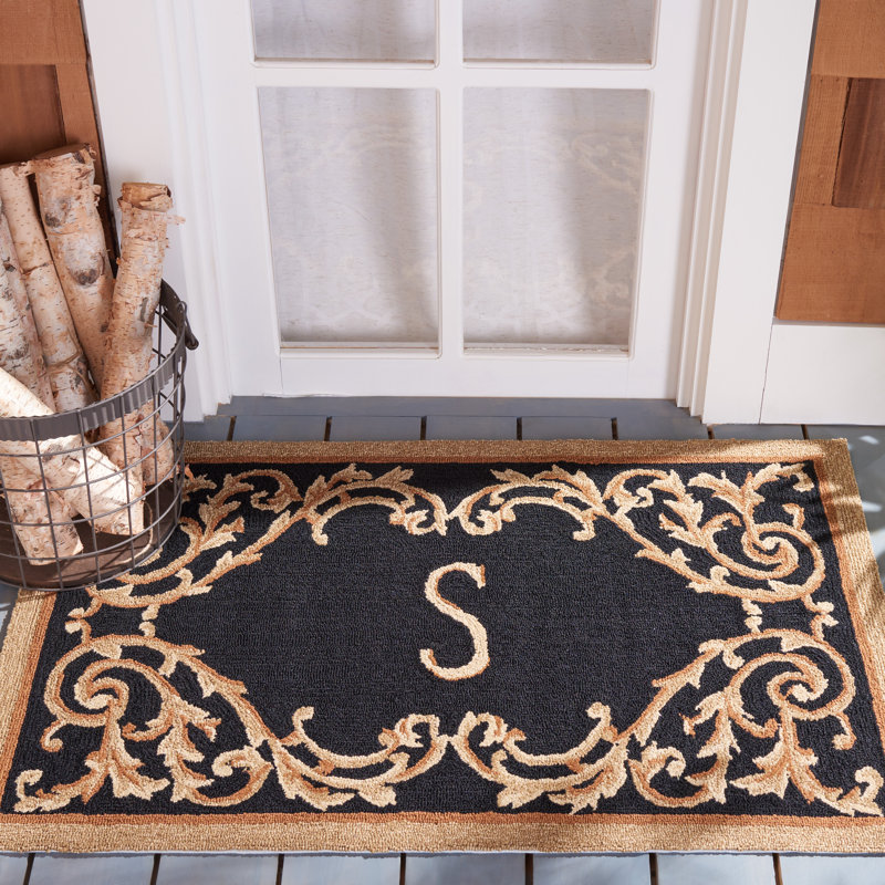 Amoya Personalizable Trellis Outdoor Doormat, 30" W x 48" L, S