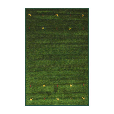 Tapis vert contemporain Guanaja