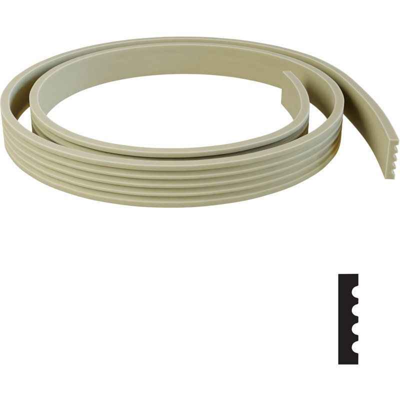 Moulage flexible du boîtier, H 3,44 po x l 144 po x P 0,63 po
