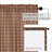 Caudillo Cotton Plaid Swag Window Valance
