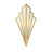 Rivage 1-Light LED Wall Sconce in Brass-1461673745