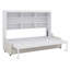 Lit armoire avec canapé escamotable Murphy, tablettes de rangement et lumière DEL Murphy-1125084832