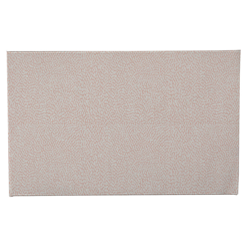 Tapis de toilette rectangulaire absorbant et antidérapant Twinkle Splat, 24" W x 17" L, Pink