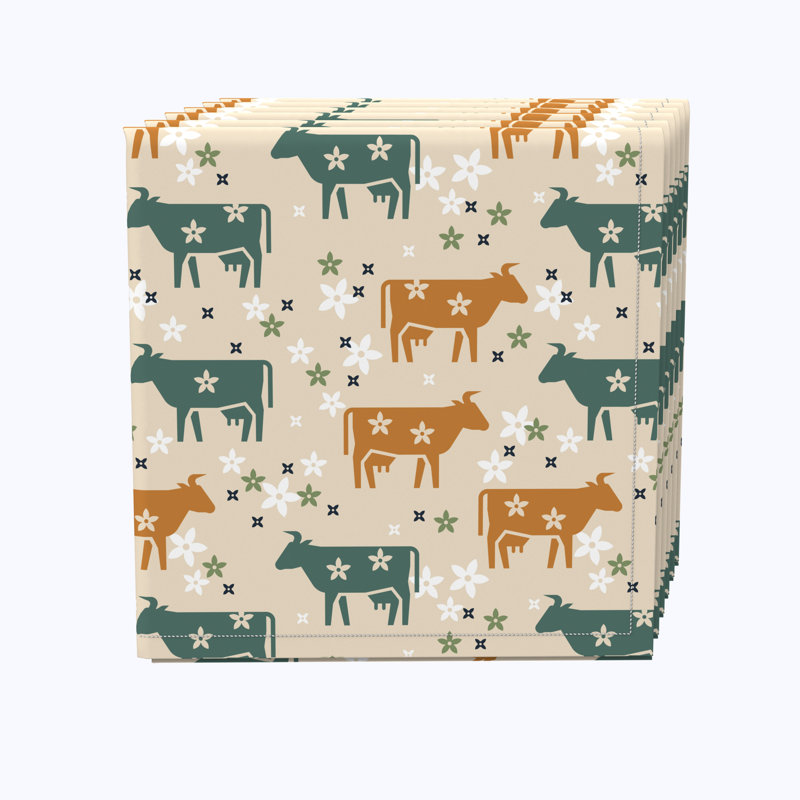 Cotton Twill No Pattern Rectangle Napkin