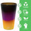Silipint: Silicone Pint Glasses: 4 Pack (2) Sun Storm & (2) Moon Beam - 16oz - Reusable, Unbreakable