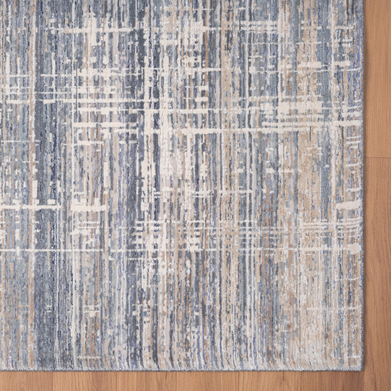 Echo Abstract Area Rug, Runner 2'6" x 10'