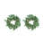 Eucalyptus Candle Ring, Green