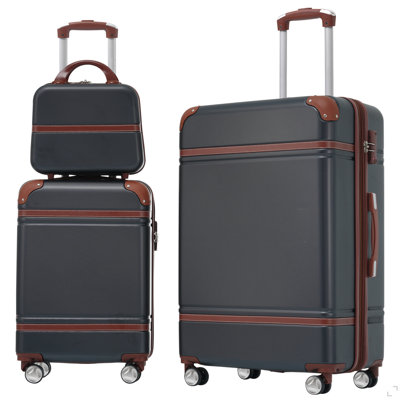 Ensemble de 3 valises à roulettes Hardshell avec valise TSA