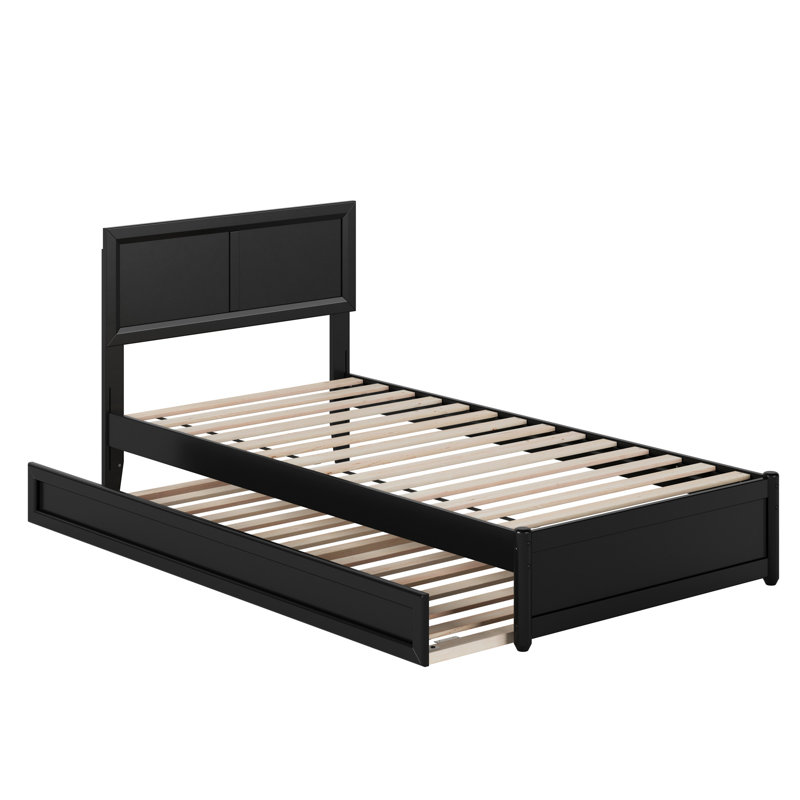 Lit plateforme Astley, Simple TG, Noir
