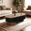 Table basse en bois avec rangement caché-43360402-43360406