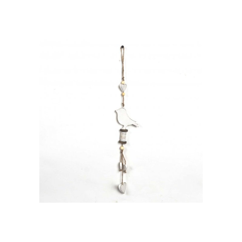 Figurine suspendue oiseau en bois Ferndale