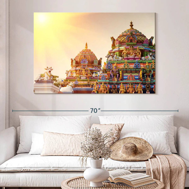 Adella Kapaleeshwarar Temple, 34" H x 51" W