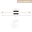 Luminaire de salle de bain mince à DEL 3 pouces East Grove Home Builder Essentials Heritage Collection-127459347-118016786