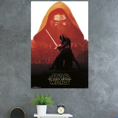 Star Wars: the Force Awakens - Kylo Ren Badge Paper Print -  Trends International, POD14010