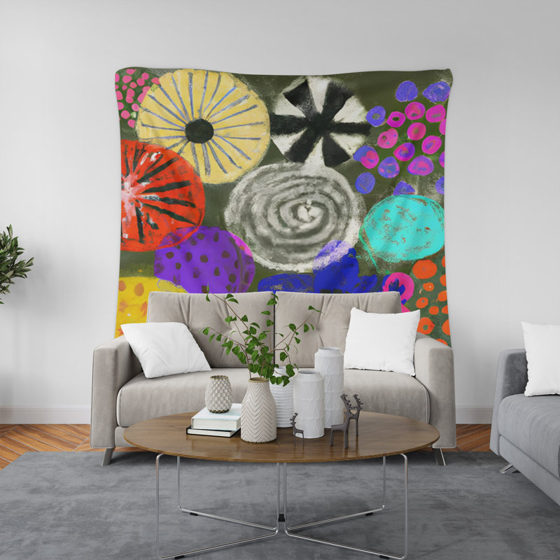 Tapisserie murale, H 80 po x l 68 po