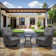 3 Piece Rattan Seating Group with Cushions