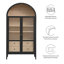 Vitrine de rangement arquée 74 po Nolan-107335493